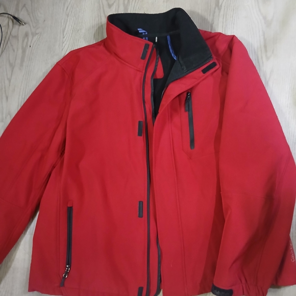 Calvin Klein Red Performance Jacket - Picture 1 of 4